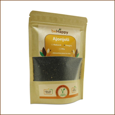 Ajonjolí Negro BeHappy x kilo | Fuente Natural de Hierro y Calcio