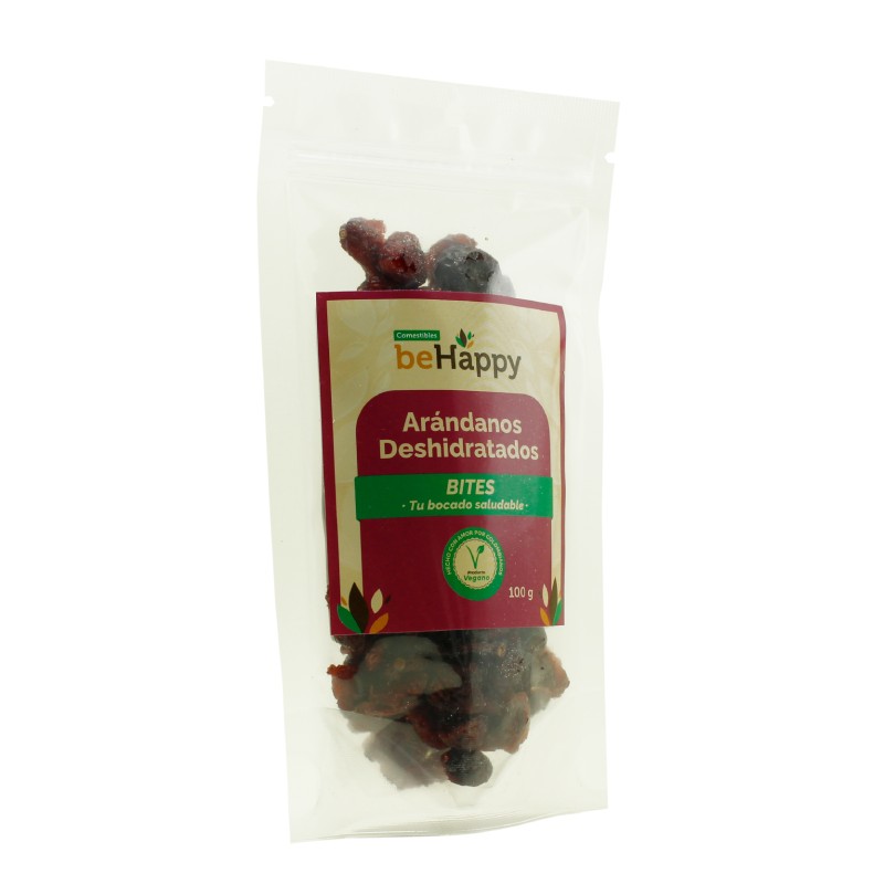 Bites de Arándanos Deshidratados BeHappy | Snack Natural para la Visión