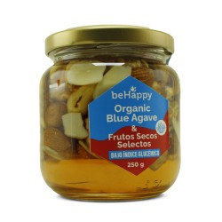 Agave Azul Orgánico BeHappy | Con frutos secos 250 g