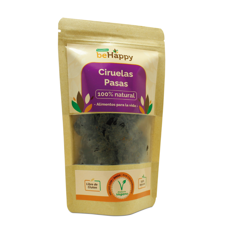 Ciruelas Pasas BeHappy | Fibra Natural para una Digestión Saludable
