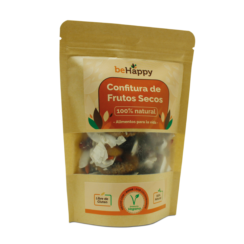 Confitura de Frutos Secos BeHappy | Mezcla Natural y Nutritiva