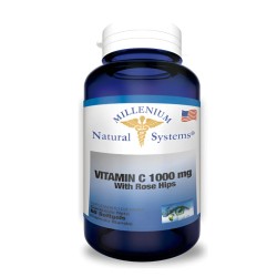 Vitamin C 1000 mg - Rose Hips x 100 cápsulas