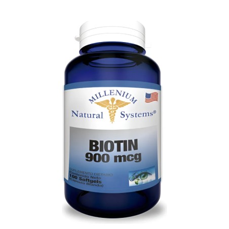 Biotina 900 mcg x 100 cápsulas